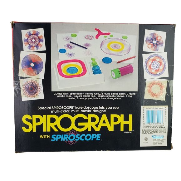 Vintage 1994 Spirograph with Spiroscope by Kenner, Design Toy, IOB - Picture 5 of 6
